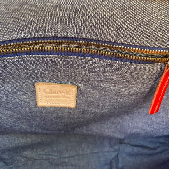 Clare V La Tropezienne Red leather - Picture 3 of 6